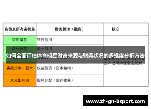 如何全面评估体育明星财富来源与财务状况的多维度分析方法